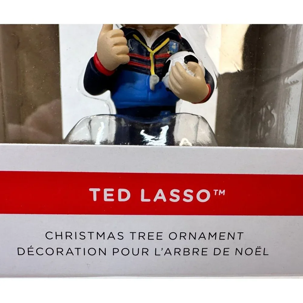 Hallmark Warner Brothers WB Coach Ted Lasso Christmas Tree Ornament 13 Emmys NEW